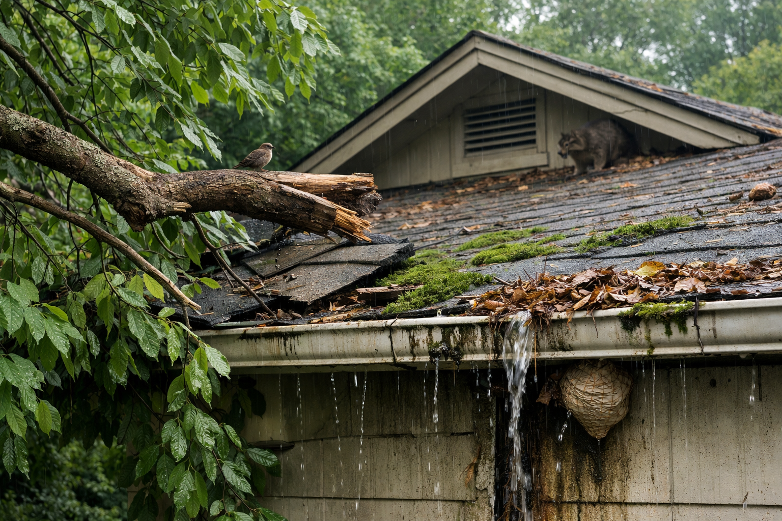 Why Overgrown Trees Are Bad for Your Roof and Gutters